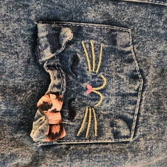 2 PC Jumper Set. Kitty Cat Denim & Animal Print Set. NWT Mix n Match Style! - Picture 6 of 16